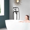 Vòi xả bồn đặt sàn kết hợp sen tắm, đồng cổ - 926DC CLEANMAX