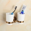 KỆ CỐC ĐÁNH RĂNG CỔ ĐIỂN ĐỒNG THAU 90011