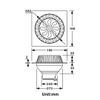 QUẢ CẦU CHẶN RÁC SÂN THƯỢNG, BANCON -IN110
