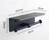 LÔ GIẤY ĐÔI (MÀU ĐEN) CÓ GIÁ ĐỂ ĐIỆN THOẠI - 346D