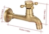 VÒI XẢ NƯỚC LẠNH GẮN TƯỜNG KIỂU ĐỒNG CỔ V115