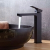 VÒI CHẬU RỬA MẶT MÀU ĐEN CAO 30cm- V66 DEN