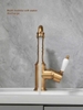 VÒI LAVABO ĐỒNG CỔ ĐIỂN CA6203