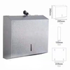 HỘP GIẤY VỆ SINH CÔNG NGHIỆP VUÔNG- 34509 CLEANMAX