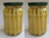 Baby corn in glass jar