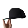 Nón Snapback style Aframe Vải trơn đen xịn vành mặt dưới nón màu xanh lá Brand One Hat
