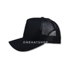 Nón lưỡi trai trơn đen LƯỚI fom cứng Trucker Aframe [CHẤT LƯỢNG CAO] - brand Onehatshop- Made in VietNam