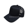 Nón lưỡi trai trơn đen fom cứng Trucker Aframe [CHẤT LƯỢNG CAO] - brand Onehatshop- Made in VietNam
