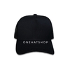 Nón lưỡi trai trơn đen LƯỚI fom cứng Trucker Aframe [CHẤT LƯỢNG CAO] - brand Onehatshop- Made in VietNam