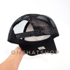 Nón lưỡi trai fom vuông sâu đầu logo Adi trắng vải đen lưới thoáng mát chất lượng cao [Freesize 56-58,5cm]