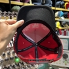 [56,5-59cm] Nón CUSTOM truckercap SÂU ĐẦU vải đỏ vành đen chất lượng cao fom sâu đầu