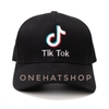 Nón lưỡi trai vải mịn vải siu chất lượng logo Tiktok quai dây rút fom baseball cap