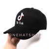 Nón lưỡi trai vải mịn vải siu chất lượng logo Tiktok quai dây rút fom baseball cap