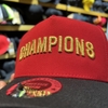 [CUSTOM] Nón thêu CHAMPIONS và Ngôi sao vàng bên nông truckercap vải đỏ mịn vành đen chất lượng cao fom sâu đầu