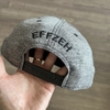 [56-58,5cm] Nón snapback hàng xịn đi Đức vải mịn xám muối tiêu dày đứng fom