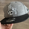 [56-58,5cm] Nón snapback hàng xịn đi Đức vải mịn xám muối tiêu dày đứng fom