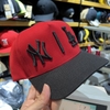 [56,5-59cm] Nón CUSTOM truckercap SÂU ĐẦU vải đỏ vành đen chất lượng cao fom sâu đầu