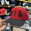 [56,5-59cm] Nón CUSTOM truckercap SÂU ĐẦU vải đỏ vành đen chất lượng cao fom sâu đầu