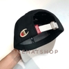 Nón lưỡi trai baseball cap Champion black vành trắng kem chất lượng cao