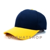 Nón lưỡi trai baseball cap Champion NAVY vành VÀNG chất lượng cao