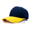 Nón lưỡi trai baseball cap Champion NAVY vành VÀNG chất lượng cao