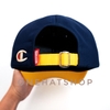 Nón lưỡi trai baseball cap Champion NAVY vành VÀNG chất lượng cao