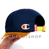 Nón lưỡi trai baseball cap Champion NAVY vành VÀNG chất lượng cao
