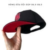 Nón Snapback vành thằng Sâu Đầu chữ B đỏ Local Brand One Hat (Mua 1 sản phẩm tặng 1 Nón 5panel vải dù) - Nón Sâu fom vòng đầu đội đẹp từ 56,5->59cm