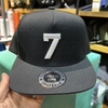 [CUSTOM] NÓN snapback số 7 fom Aframe snapback vành dưới xanh lá chất lượng cao brand OneHat