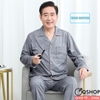 Bộ đồ ngủ Pijama nam thun cotton quần dài tay dài mặc nhà mặc ngủ thoải mái QM979