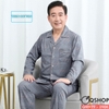 Bộ đồ ngủ Pijama nam thun cotton quần dài tay dài mặc nhà mặc ngủ thoải mái QM979