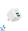 Aukey PA-U32 Cốc Sạc 2 Cổng Đầu Ra 5v/2.4A Công Nghệ AiPower Thông Minh