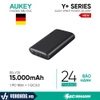 Aukey PB-Y39 | Pin Sạc Dự Phòng 15.000mAh Đạt Chuẩn PD 18W, QC 3.0 | Hàng Chính Hãng