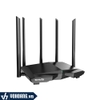 Tenda TX1 Pro | Bộ Router Wifi 6 Băng Tần Kép - Tốc Độ Cao AX1500 - 5 Ăng-ten 6dBi