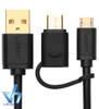 UGREEN US142 30174 - Cáp 2-in-1 TypeC + micro USB 1M