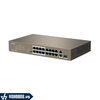 Tenda TEF1118P-16-150W | Switch 16 Cổng Megabit PoE Ngân Sách Nguồn 150W Với 2 Cổng GE/1 SFP