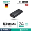 Aukey PB-Y36 | Sạc Dự Phòng 10.000mAh Mini Lõi Tesla Thế Hệ Mới Có QC 3.0 & PD18W | Hàng Chính Hãng