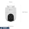 Ezviz H8C 2MP | Camera Wi-Fi 360 Ngoài Trời Ghi Hình Màu Ban Đêm Sắc Nét