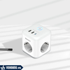 Huntkey SGC307 | Ổ Điện Nối Dài Đa Năng Hỗ Trợ Sạc 15W Type-C Và 3 Ổ Cắm AC