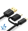 UGREEN US142 30174 - Cáp 2-in-1 TypeC + micro USB 1M