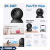 TP-Link Tapo C211 | Camera Thông Minh Quay Quét 360 Độ 3MP 2K Có Tầm Nhìn Đêm