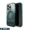 GEAR4 D3O | Milan Snap Green | Ốp Lưng Bảo Vệ Chống Sốc 4m Cho iPhone 14 Series Có Hỗ Trợ Magsafe