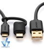 UGREEN US142 30174 - Cáp 2-in-1 TypeC + micro USB 1M