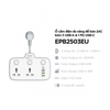 Energizer EPB2503EU | Ổ Điện Đa Năng 2AC Kèm 3USB-A Và 1USB-C Sạc Nhanh PD (max 20W)