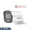 HIKVISION DS-2CE10DF0T-FS | Camera HDTVI Colorvu 2.0MP Vỏ Sắt- Đèn Trợ Sáng 20 Mét