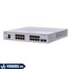 Cisco CBS250-16T-2G-EU | Switch Chia Mạng 16 Cổng Gigabit - Tích Hợp 2 Cổng SFP
