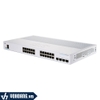 Cisco CBS350-24T-4X-EU | Switch Thông Minh Gigabit 24 Cổng - Tích Hợp 4 Cổng 10G SFP