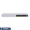 Cisco CBS110-24PP-EU | Switch PoE 24 Cổng Với Công Suất 100W - Tích Hợp 2 Cổng Gigabit SFP