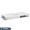 Cisco CBS220-16T-2G-EU | Switch Chia Mạng 16 Cổng Gigabit - Tích Hợp 2 Cổng SFP