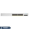 Cisco CBS220-24T-4G | Switch Thông Minh Gigabit 24 Cổng - Tích Hợp 4 Cổng SFP